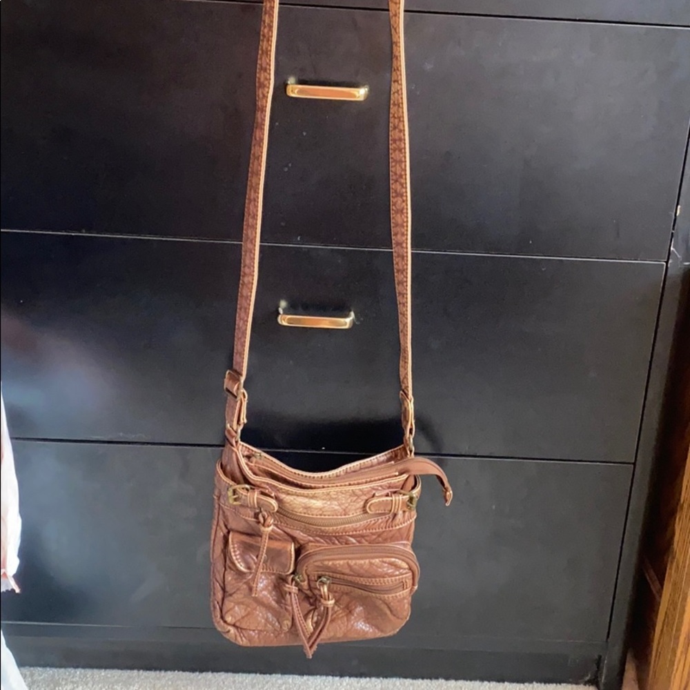 Brown shoulder bag purse
